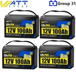 12V-48V LIFEPO4 Lithium Battery 100AH 200AH 300AH 110A Bms For Rv Solar Off-grid New. Price: $479.98.