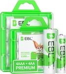Rechargeable Batteries 2800MAH 4 Pack And Aaa 1100MAH New. Price: $23.99.