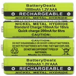 1.2V Nimh Aaa Rechargeable Batteries For Panasonic Cordless Phones 4-PACK New. Price: $12.95.