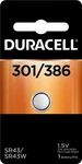 Duracell Battery Silver Oxide Size 301/386 1.5V (each) New. Price: $7.78.