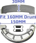 Rear Brake Shoes Pads Honda Trx 350 400 420 450 500 Fourtrax Foreman Rancher New. Price: $24.99.