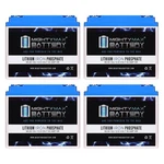 Mighty Max 12V, 50AH, Lithium, Battery Compatible With Aims LFP12V50A - 4 Pack New. Price: $479.99.