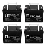 Mighty Max 12V 35AH Int Replacement Battery For Weize LFP1235 - 4 Pack New. Price: $279.99.