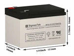 WP14-12E Kung Long Sla Sigmastek Battery Replacement New. Price: $35.99.