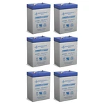 Power-sonic 6PACK 6V 4.5AH PS-640, PS640F1, UB645 Replacement Sla Battery New!. Price: $49.99.