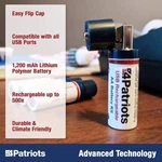 4 Pack Aa Usb Rechargeable Batteries New. Price: $23.74.