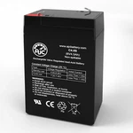 Rhino SLA4-6 6V 4.5AH Sealed Lead Acid Replacement Battery New. Price: $17.69.