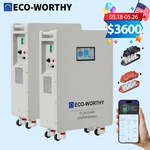 Eco-worthy 32.15KWH 2PACK 48V 314AH LIFEPO4 Battery Vertical Standing Backup New. Price: $4099.99.