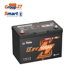 Litime 12V 100AH GROUP27 Bluetooth Low Temp LIFEPO4 Lithium Battery For Rv Boat New. Price: $349.99.