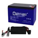 Mighty Max 12V 10AH Gel F2 Replaces Power Kingdon PS-10-12S T2 + Charger New. Price: $46.99.
