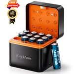 Rayhom 12-PACK Rechargeable Lithium Batteries With Charger, 12AA+CHARGER New. Price: $58.98.