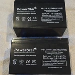 Powerstar PS12-9.0 Volt 9AH Amp Hours Agm Rechargeable Battery Set New. Price: $45.00.
