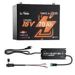 Litime 16V 30AH/70AH/100AH Bluetooth Fish Finder Lithium Battery LIFEPO4 IP65 New. Price: $455.68.