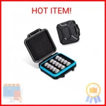 Jjc LR44 Battery Case Holder Storage, Water-resistant Anti-shock, Coin Cell Hear New. Price: $11.99.
