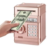 Adevena Electronic Piggy Bank, Mini Atm Password Money Large, Rose Gold New. Price: $28.88.