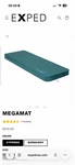 Exped Deepsleep Mat Self Inflating Camping Sleeping Pad, Long Wide/ocean New. Price: $200.00.