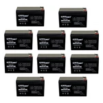 10 Pack Expertpower 12V 9AH F2 Terminal Rechargeable Sealed Lead Acid Battery New. Price: $183.99.