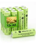 Howardly 1.2V Aa Ni-mh Rechargeable Battery, Double 900MAH Greener New. Price: $21.11.