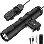 Toughsoul Mlok Picatinny Tactical Flashlight 1250 Lumens Rechargeable Flashli... New. Price: $64.88.
