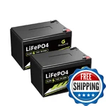 Greenoe 12.8V 7AH Lithium LIFEPO4 Battery 2000+ Cycles, Lightweight, Built-in New. Price: $79.37.