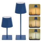 Lutec 2PK Cordless Table Lamp 6000MAH Rechargeable Battery Operated Desk Light New. Price: $65.98.