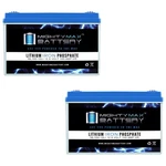 Mighty Max 12V, 100AH Lithium Battery Compatible With Fuli FL121000HR-M Pack New. Price: $509.99.