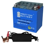 Mighty Max YTX14L-BS Gel Battery Replaces Everstart ES-TX14L + 12V 2AMP Charger New. Price: $74.99.