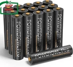 Powerowl Rechargeable Aaa Batteries Pro, High Capacity 1100MAH, Premium 16 Count New. Price: $23.59.