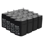 Mighty Max ML5-6S Volt Ah, Spring S2 Terminal, Rechargeable Pack Of 16 New. Price: $179.99.