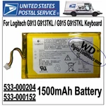 Battery For Logitech G915TKL Alto Keys K98M Keyboard 533-000152/533-00236 New. Price: $22.99.