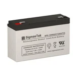 Sigmastek SP6-12HR Battery (6V 12AH Terminal F2) New. Price: $20.99.