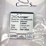 Cameron Sino 800 Mah 3.7V Battery For Phoneeasy CS-DPE622SL New. Price: $12.99.
