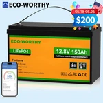 Eco-worthy 1920WH 12V 150AH LIFEPO4 Lithium Battery Bluetooth Rv Trolling Motor New. Price: $249.99.