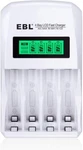 Ebl Lcd Charger For Aaa Rechargeable Batteries Nimh Nicd 4-BAY Smart New. Price: $11.99.