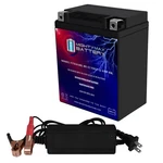 Mighty Max YTX14AHL Battery For Arctic Cat Atv 300 4X4 98-05 + 12V 2AMP Charger New. Price: $59.99.