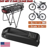 52V 48V 36V 17.5AH 20AH Electric Bicycle Ebike Lithium Battery Bms Rechargeable New. Price: $229.95.