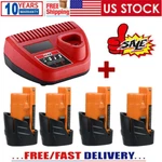 1-4X For Aeboren M12 Lithium Ion Xc Battery&charger Extended Capacity 48-11-2460 New. Price: $34.95.