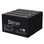 Mighty Max 6V, 9AH, Agm, F2 Battery Compatible With BMR100, 9120 - 4 Pack New. Price: $64.99.