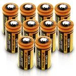 10X 3.0V 1700MAH CR123A Lithium Battery Fits Night Optics, Pulsar, Vision New. Price: $25.99.