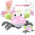 Plnmlls Crawling Crab Baby - Tummy Time Toys With Music And Led Light,buil New. Price: $23.00.