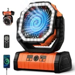 Yogin 20000MAH Rechargeable Portable Camping Fan, 360 Max. 60H Battery Life New. Price: $67.80.