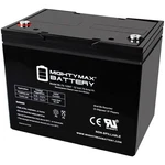 Mighty Max 12V 75AH Int Terminal Battery Compatible With Ibt BT75-12 New. Price: $159.99.