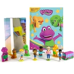 Mattel Barney My Busy Books Storybook 10 Figurines Playmat New. Price: $24.32.
