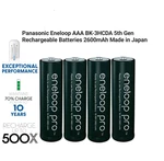 Panasonic Eneloop Pro Aa BK3HCDA 5TH Gen Rechargeable Batteries 2600MAH - Japan New. Price: $16.80.