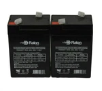 Raion 6V 4.5AH Replacement Battery For Exell EB645 - 2 Pack New. Price: $21.99.