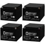 Mighty Max 12V 26AH Sla Replacement Battery For Csb - 4 Pack New. Price: $219.99.