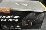 Pawfly Ultra Quiet Efficient Adjustable Aquarium Oxygen Air Pump New. Price: $19.99.