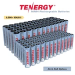 Tenergy Bulk Aa,aaa 2500MAH,1000MAH Nimh Rechargeable Batteries Cells 1.2V Lot New. Price: $42.25.