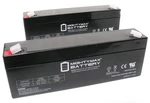 New Mighty Max Battery Set Of Batteries Ah 12V ML2.3-12 Sla MH64075. Price: $24.49.