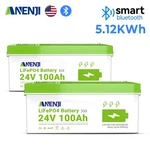 2PCS 25.6V 100AH Lithium Battery 24V LIFEPO4 Bms Bluetooth For Rv Home Us New. Price: $672.28.
